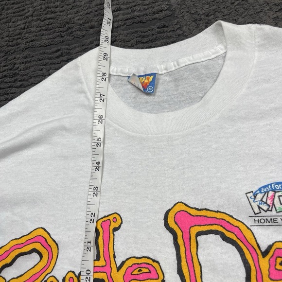 Vintage 90s Rude Dog In The Mood To Be Rude T-Shirt 2XL White Single Stitch - Picture 4 of 6